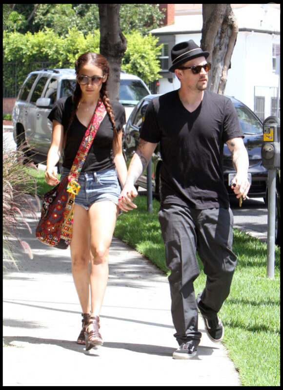 Nicole Richie et Joel Madden à Beverly Hills, le 2 août 2010