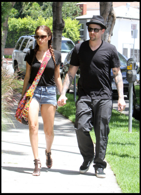 Nicole Richie et Joel Madden à Beverly Hills, le 2 août 2010