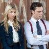 Clémence Poésy et Ed Westwick sur le tournage de Gossip Girl à New York, le 2 août 2010