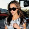 Jessica Alba à la sortie de chez le coiffeur le 4 aout 2010