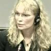 Mia Farrow témoigne au procès de Charles Taylor, à La Haye, le 9 août 2010
