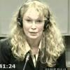 Mia Farrow témoigne au procès de Charles Taylor, à La Haye, le 9 août 2010