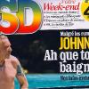 Johnny Hallyday en couverture de VSD, en kisoque le 19 août 2010