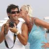 Brigitte Nielsen et son époux Matt Dessi passent des vacances ensoleillées à Saint-Tropez. Ils sont toujours aussi amoureux l'un de l'autre. 19/08/2010