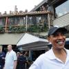 Barack Obama et sa femme Michelle, en vacances à Oak Bluffs