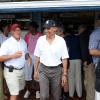 Barack Obama et sa femme Michelle, en vacances à Oak Bluffs
