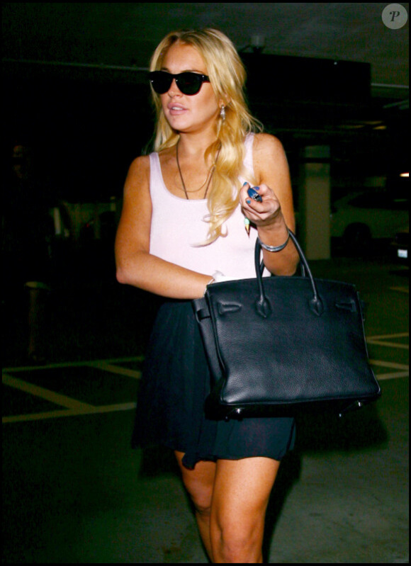 Lindsay Lohan sortant de chez son médecin à Santa Monica, le 26 août 2010
