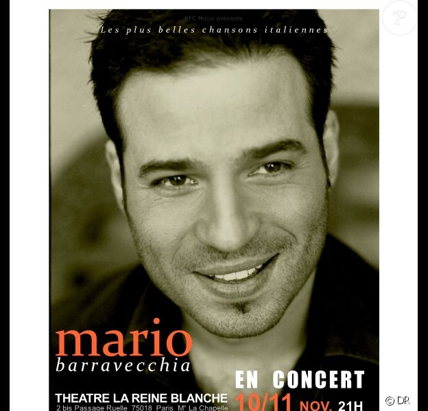 Mario Barravecchia en concert à le Reine Blanche les 10 et 11 novembre 2010.