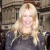 Claudia Schiffer lors du cocktail Armani dans la boutique Emporio Armani à Londres, le 8 septembre 2010