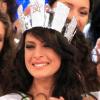 Élection de Miss Italie, le 13/09/2010. Francesca Testasecca est couronnée devant Sophia Loren et des milliers de téléspectateurs.