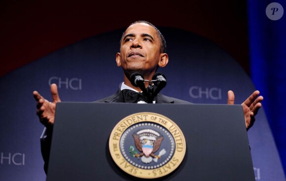 Barack Obama lors du Congressional Hispanic Institute, dans le cadre du 33e Annual Awards Gala, qui s'est tenu à Washington au Convention Center, le 15 septembre 2010