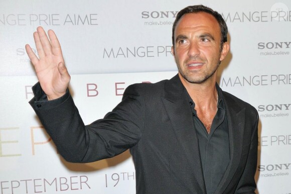 Nikos à l'avant-première parisienne du film Eat, Pray, Love. Le 19/09/2010