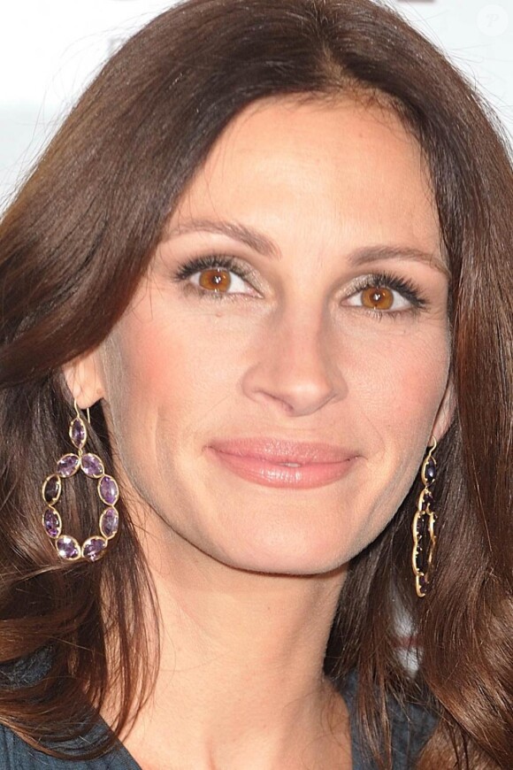 Julia Roberts à l'avant-première parisienne du film Eat, Pray, Love. Le 19/09/2010