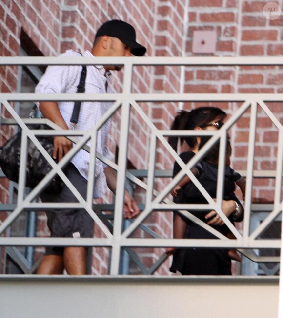 Sandra Bullock et son fils Louis, à Beverly Hills