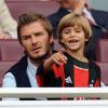 David Beckham et son fils Romeo