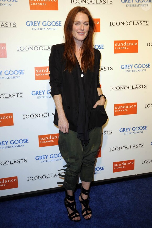 Julianne Moore à l'occasion de la soirée Iconoclasts, organisée par Sundance Channel au Lavo de New York, le 21 septembre 2010.