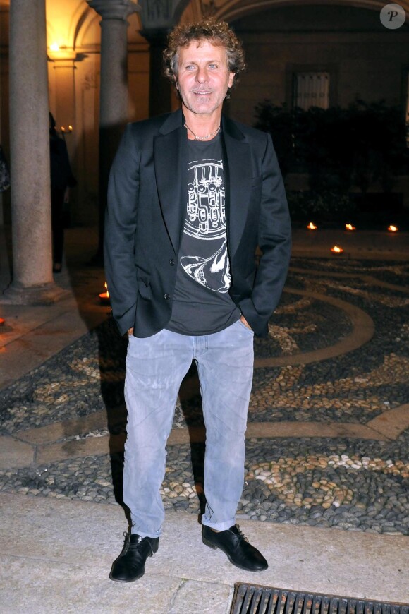 Renzo Rosso lors de la grande soirée donnée par Anna Wintour à Milan pour la Fashion Week le 22/09/10