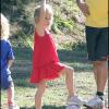 Violet Affleck : le foot, ça l'a connaît ! (Brentwood, 25 septembre 2010)