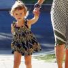 Jessica Alba et sa fille Honor lors d'une fête d'anniversaire le 26 septembre 2010 à Los Angeles