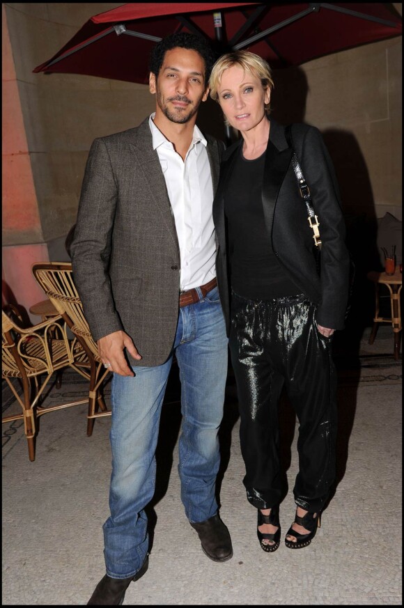 Tomer Sisley et Patricia Kaas à l'occasion de la soirée Campari, qui s'est tenue au Petit Palais, à Paris, le 28 septembre 2010.