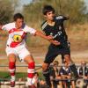 Enzo Zidane, 15 ans, fils de Zinedine Zidane et leader de l'équipe de jeunes du Real Madrid, lors d'un match à Madrid, le 11 septembre 2010.