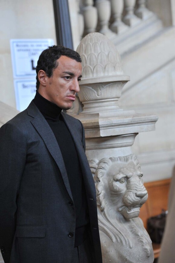 Karim Achoui à l'ouverture de son procès en appel à la cour d'assises de Paris, le 31 août 2010