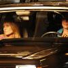 Brad Pitt et Robin Wright sur le tournage de Moneyball, à Van Nuys, en Californie, le 30 septembre 2010.