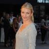 Cameron Diaz, magnifique dans sa robe pull rebrodée de sequins Stella McCartney.