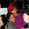 Rihanna arrive à son hôtel londonien, le 1er octobre 2010.