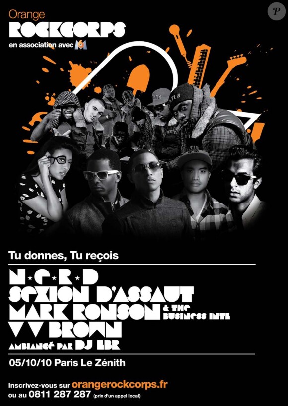 Sexion d'Assaut - Concert Orange RockCorps - le 5 octobre 2010