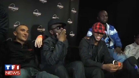 Sexion d'Assaut en conférence de presse avant leur concert au Zénith de Paris, le 5 octobre 2010