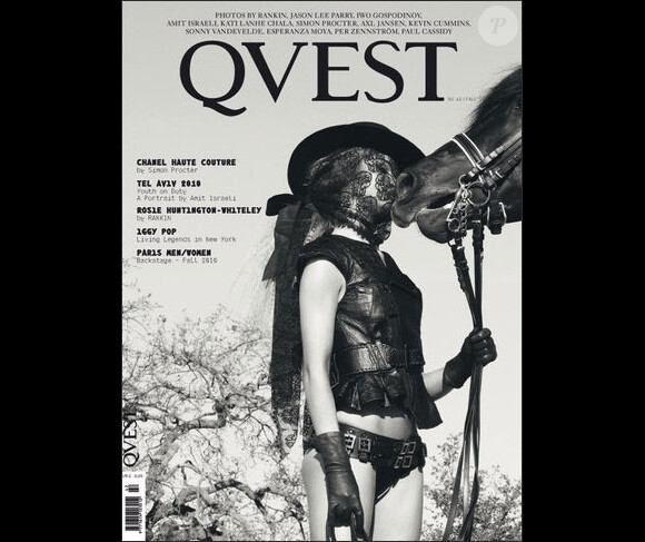 Rosie Huntington-Whiteley par Rankin pour le magazine Qvest