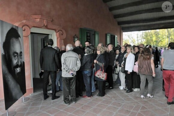 Nicoletta Mantovani, veuve de Luciano Pavarotti, ouvre les portes de leur maison de Modène au public. 12/01/2010