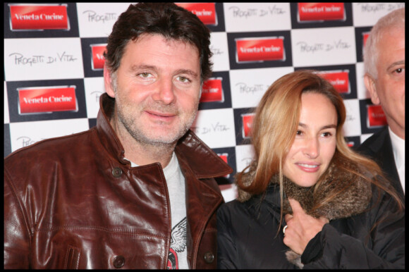 Philippe Lellouche et Vanessa Demouy à la soirée "Veneta Cucine fait son cinéma", à Paris. 14/10/2010