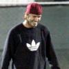 David Beckham et son fils Romeo viennent soutenir le petit Cruz, 5 ans, qui joue un match de foot à Santa Monica, samedi 9 octobre.