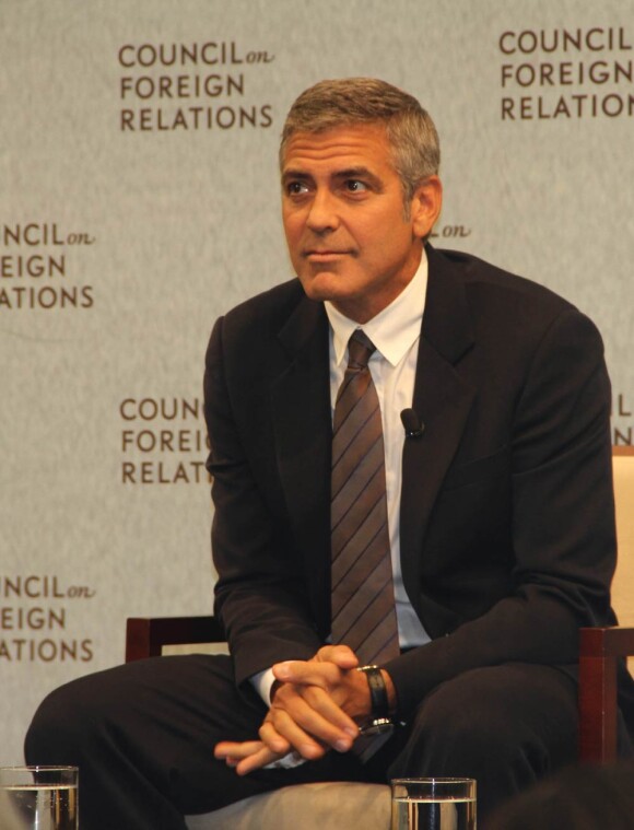 George Clooney à la Maison Blanche, à Washington, le 12 octobre 2010.