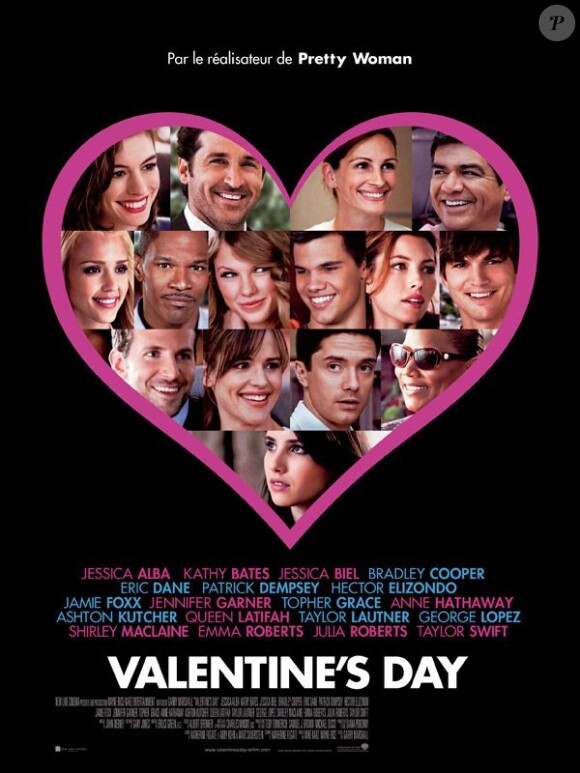 L'affiche du film Valentine's Day