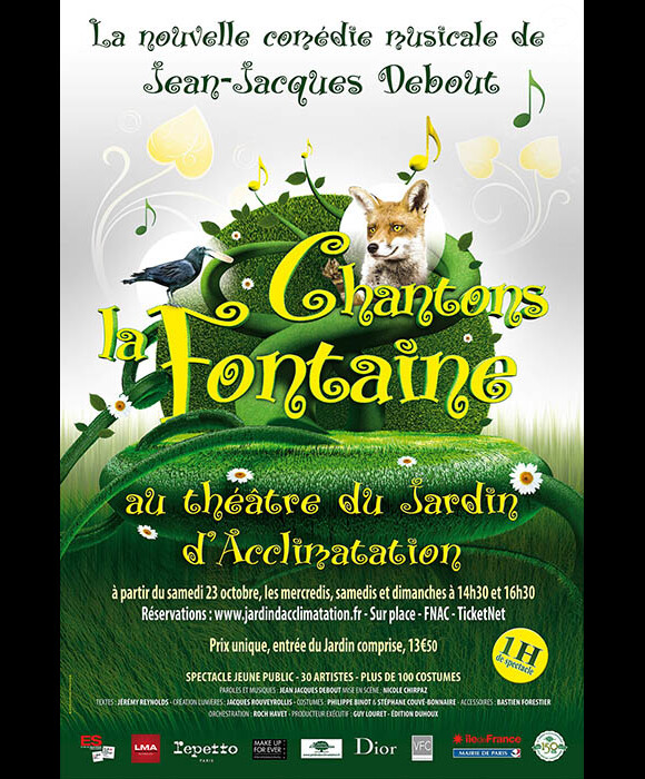 Chantons La Fontaine se joue jusqu'au 29 décembre au Jardin d'Acclimatation (Paris).