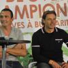 Richard Virenque et Aubin Hueber à la manifestation "Le coup de coeur des champions" (20 octobre à  Toulon)