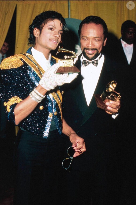 Quincy Jones et Michael Jackson dans les années 80