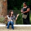 Jennifer Garner se rend dans un centre équestre avec Seraphina, la plus jeune de ses filles, samedi 6 novembre, à Los Angeles.