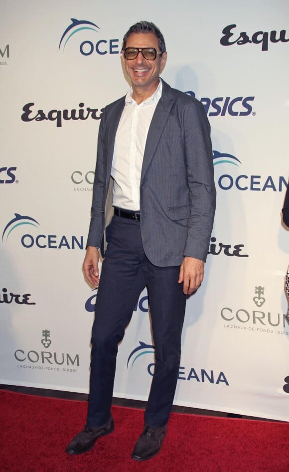 Jeff Goldblum lors de la soirée d'anniversaire des 10 ans de la fondation Oceana à Los Angeles le 14 novembre 2010.