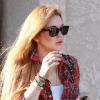 Lindsay Lohan est de retour à Los Angeles après un rendez-vous professionnel, lundi 15 novembre.