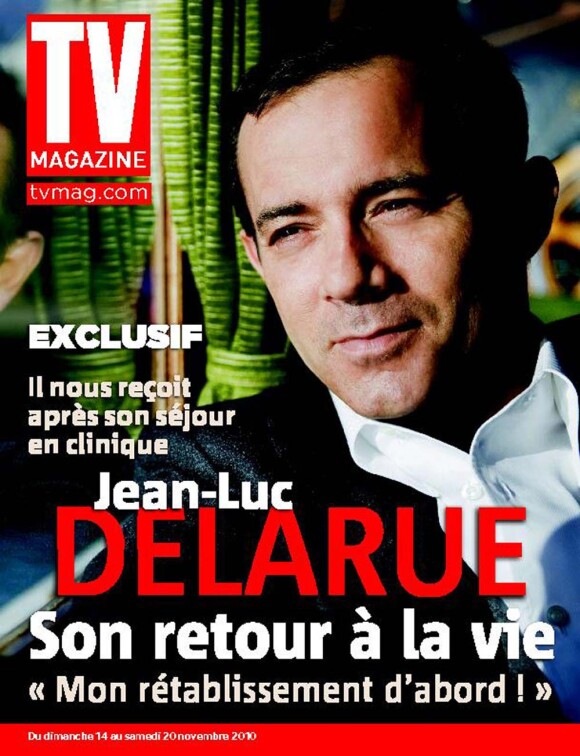 Jean-Luc Delarue en couverture du TV Mag annonçant les programmes télé du 14 au 20 novembre.