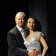Francis Huster et Lisa Masker lors de la représentation de Sacha Le Magnifique, en 2010.