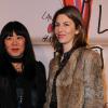 Sofia Coppola et Anna Sui lors de la soirée Lanvin pour H&M à New York le 18 novembre 2010.