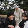 Zinedine Zidane avec les enfants de l'association ELA à Disneyland Paris, le 20 novembre 2010