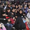 Zinedine Zidane avec les enfants de l'association ELA à Disneyland Paris, le 20 novembre 2010