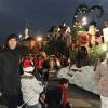 Zinedine Zidane avec les enfants de l'association ELA à Disneyland Paris, le 20 novembre 2010