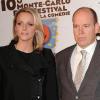 Albert et Charlene au 10e Film Festival de la comédie, à Monaco, le 26/11/2010.